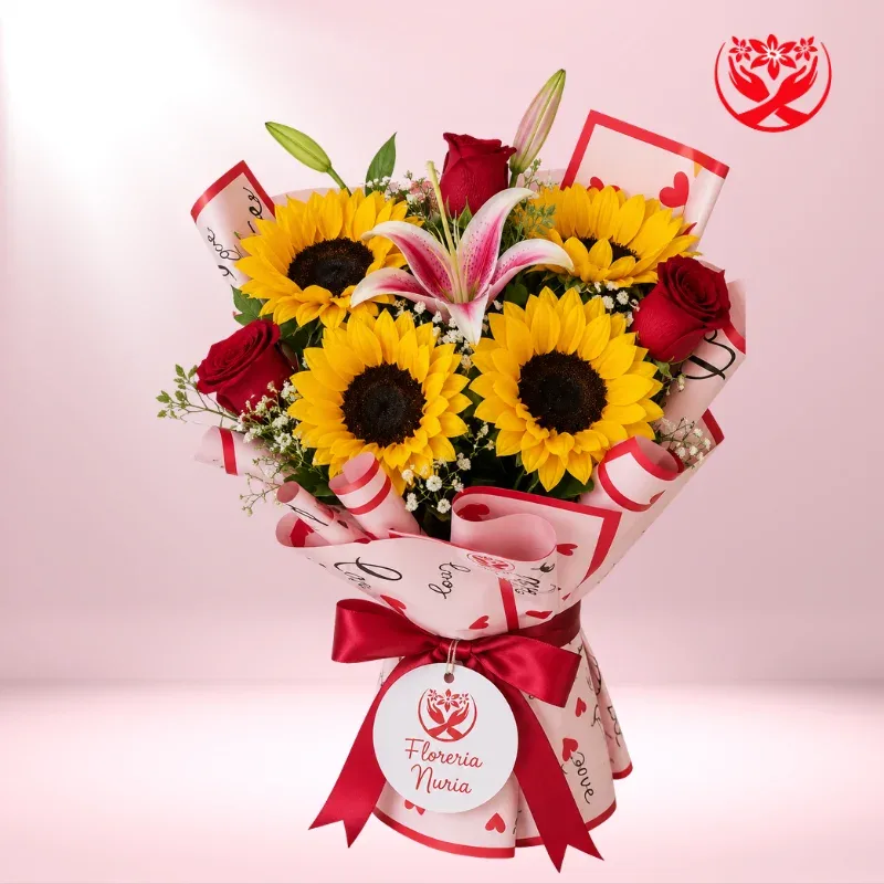 Ramo Encanto de Girasoles